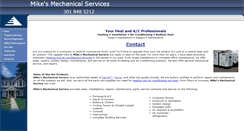 Desktop Screenshot of mikesmechanicalservices.com